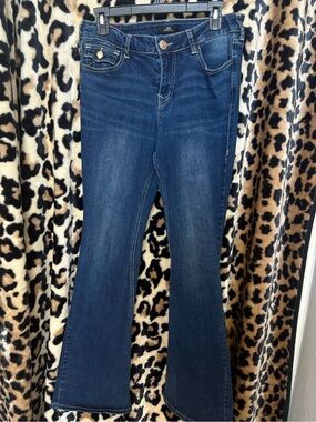 True Religion Dark Blue Bootcut Jeans